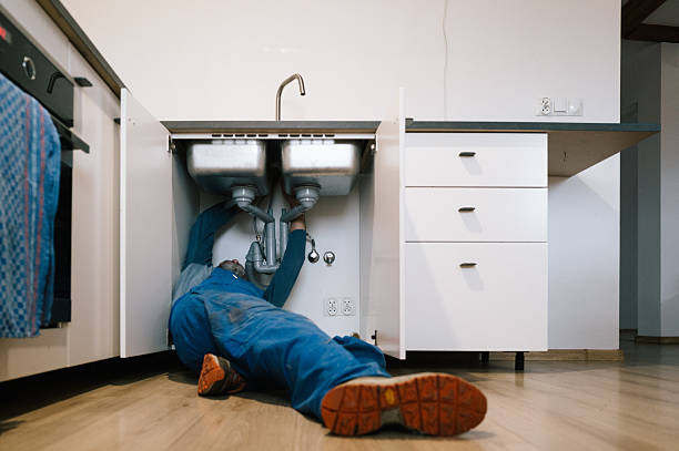 Professional Drain Cleaning technician working in Springdale, UT